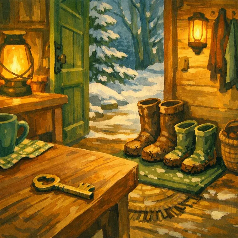 A key on the table